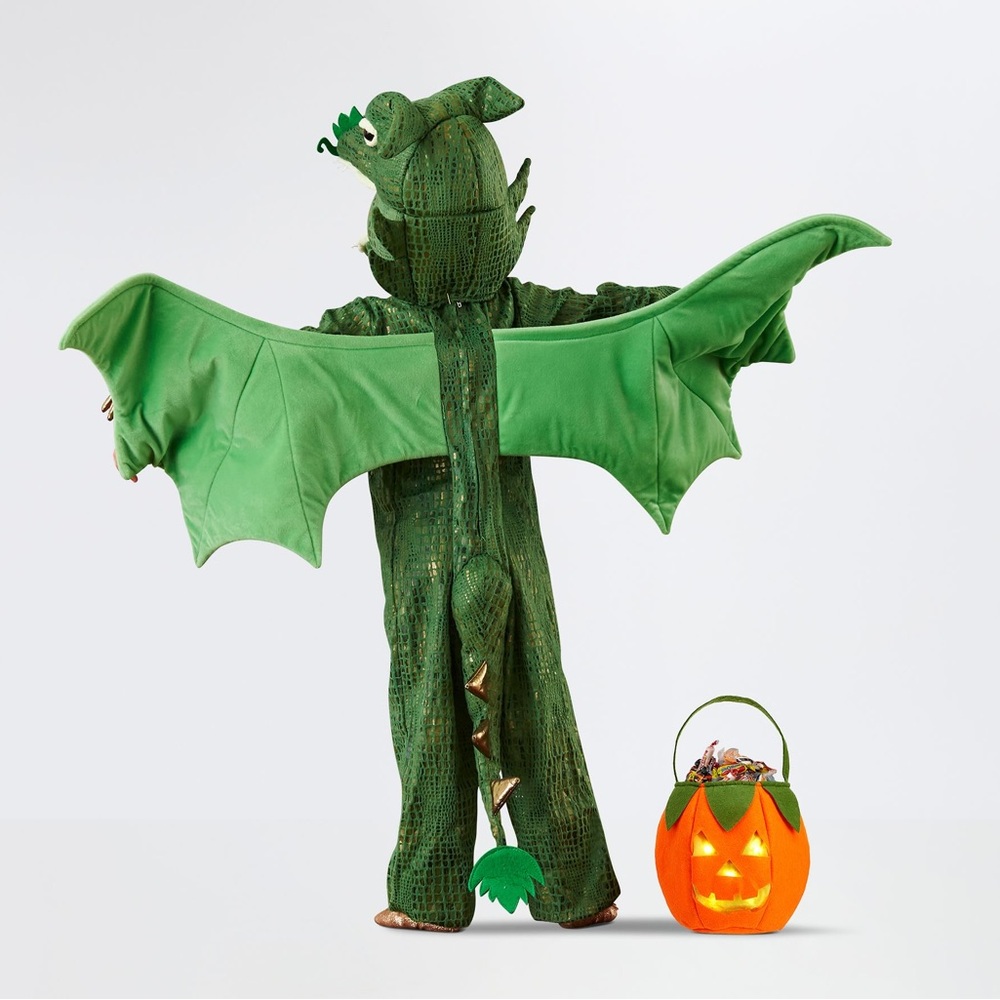 Pottery Barn Kids Green Dragon Costume - Picture 3 of 16